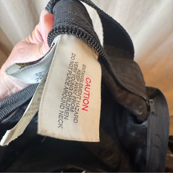 Vtg 90s Disney World Character Letters Embroidered Zipper Tote Bag Logo vintage - Picture 7 of 14